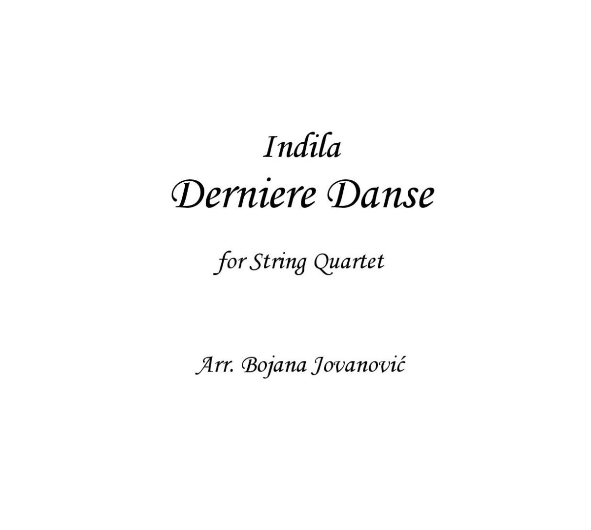INDILA Derniere danse